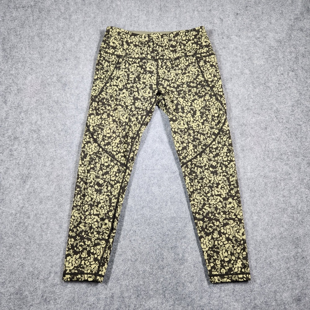 Sweaty Betty Leggings Womens M The Power  7/8 Length High Waist Workout Coin Zip